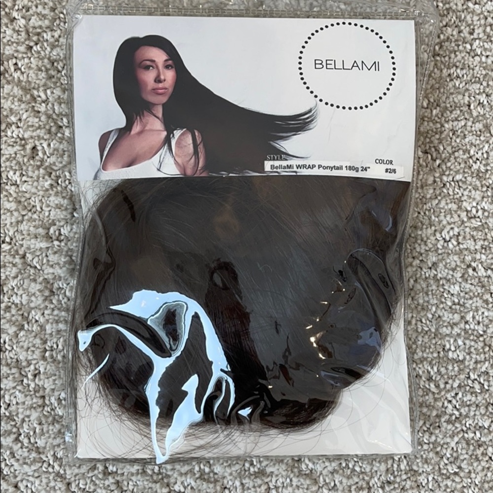Bellami Wrap Ponytail 24" Caramel Swirl (2/6) - Picture 2 of 6